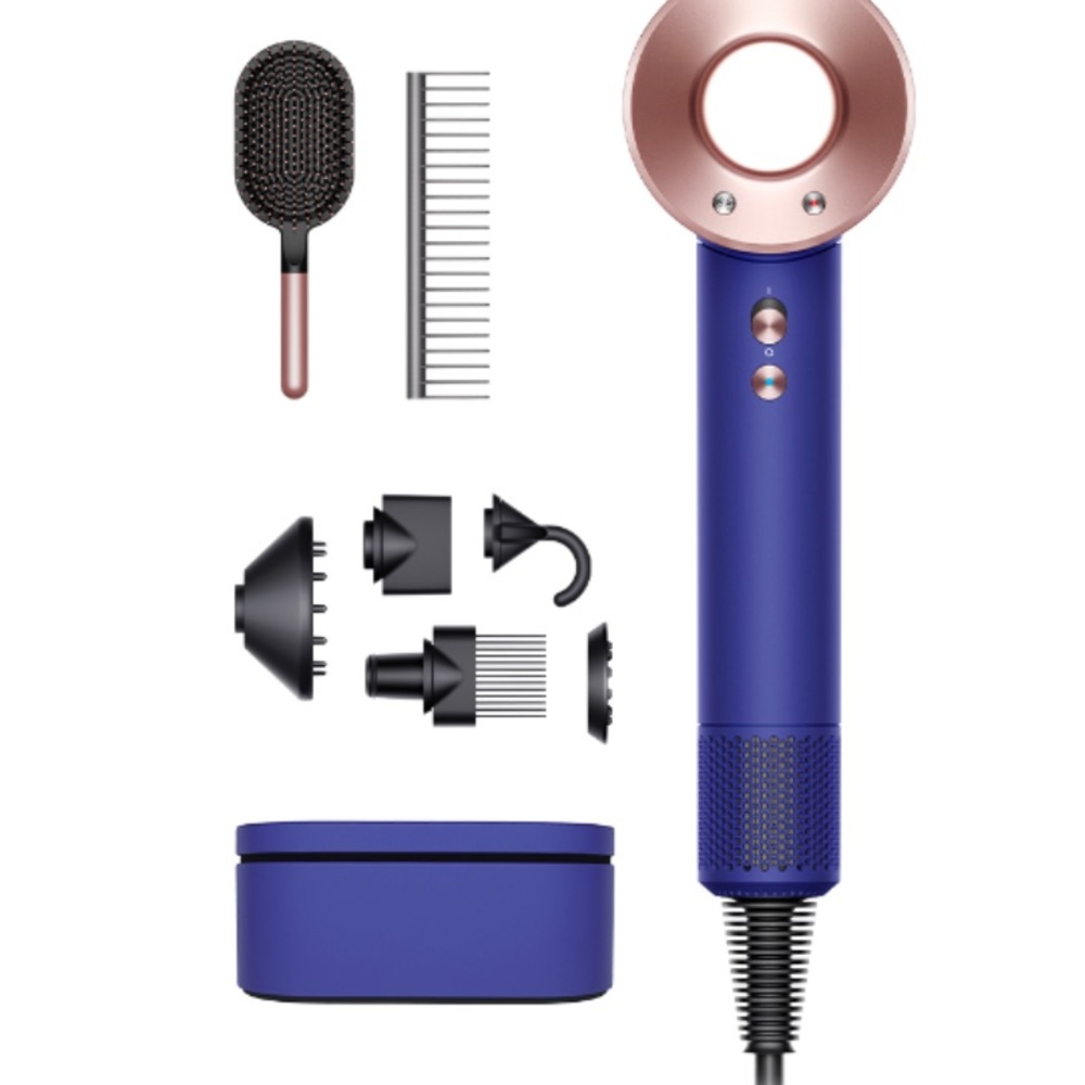 Special edition Dyson Supersonic™ hair dryer in Vinca blue/Rosé